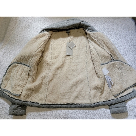 NWT Bench Teddy Biker Sweater Jacket - Picture 4 of 8